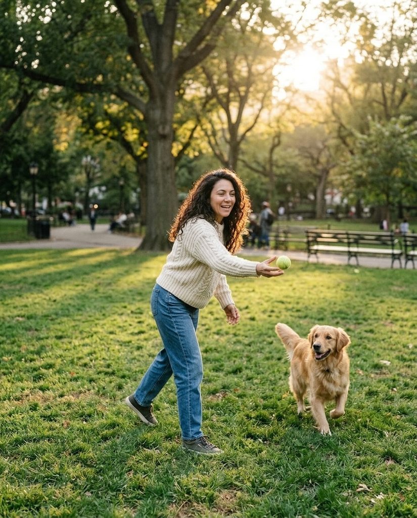 Walk with the dog