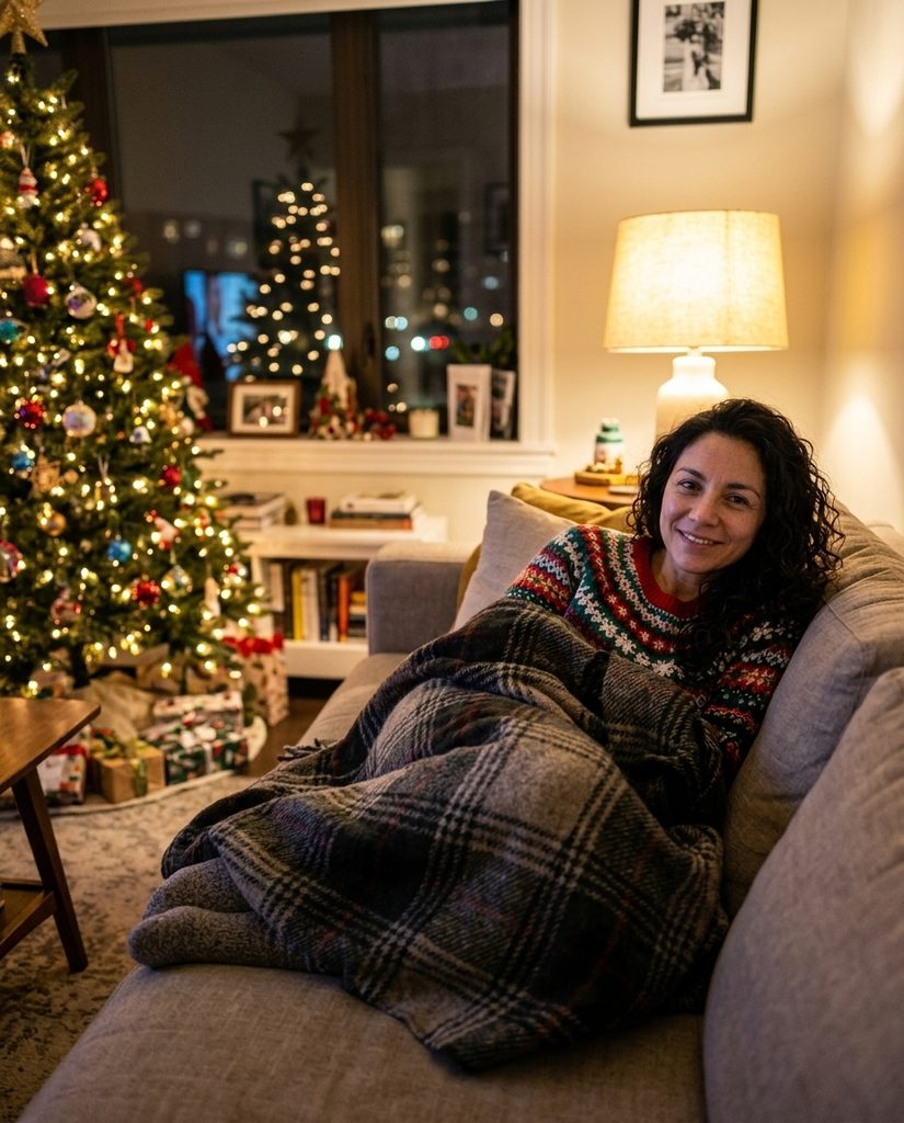 On the couch