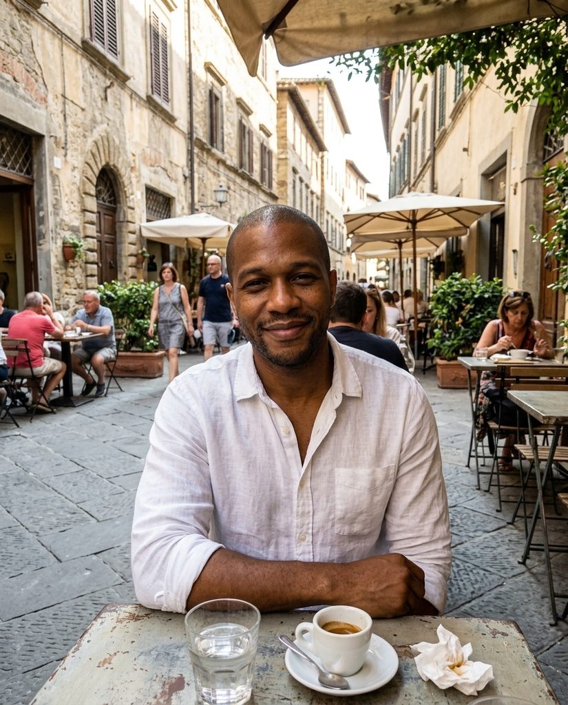 Kofi, Café date